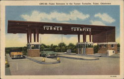 Tulsa Entrance to Turner Turnpike Postcard