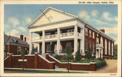 View of Elks Temple Salem, OH Postcard Postcard Postcard