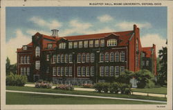 McGuffey Hall, Miami University Postcard