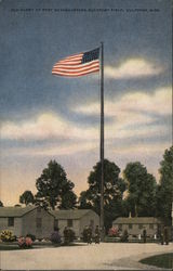 Old Glory at Post Headquarters, Gulfport Field Old Glory at Post Headquarters, Gulfport Field