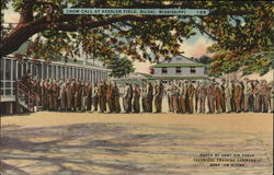 Chow Call at Keesler Field Biloxi, MS Postcard Postcard Postcard