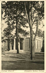 Hampden-Sydney College - College Church Postcard