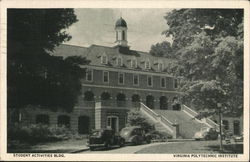 Student Activities Building Blacksburg, VA Postcard Postcard Postcard