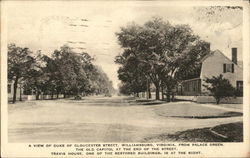 Duke of Gloucester Street Williamsburg, VA Postcard Postcard Postcard