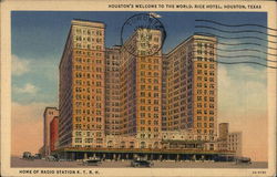 Rice Hotel Postcard