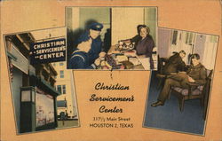 Christian Servicemen's Center Houston, TX Postcard Postcard Postcard