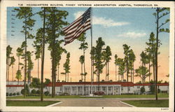 Headquarters Building, Finney Veterans Administration Hospital Thomasville, GA Postcard Postcard 