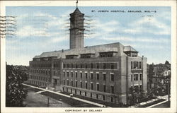 St. Joseph Hospital Ashland, WI Postcard Postcard Postcard