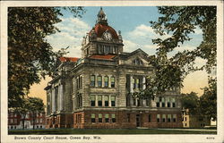 Brown County Court House Postcard