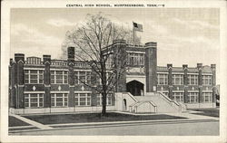 Central High School Postcard