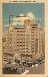 Blue Bonnet Hotel San Antonio, TX Postcard Postcard Postcard