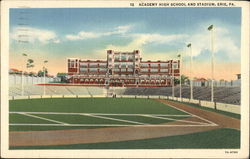 Academy High School and Stadium Erie, PA Postcard Postcard Postcard