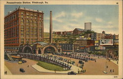 Pennsylvania Station Pittsburgh, PA Postcard Postcard Postcard