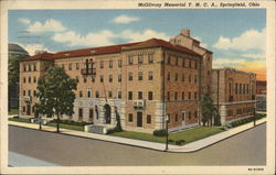 McGilvray Memorial Y.M.C.A. Springfield, OH Postcard Postcard Postcard