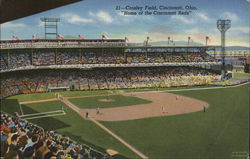 Crosley Field, "Home of the Cincinnati Reds" Ohio Postcard Postcard Postcard