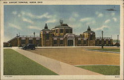 Airport Terminal Akron, OH Postcard Postcard Postcard