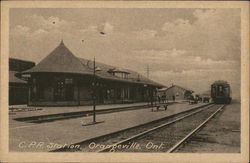 C.P.R. Station Orangeville, ON Canada Ontario Postcard Postcard Postcard
