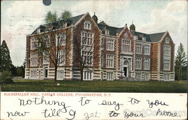 Rockefeller Hall, Vassar College Poughkeepsie New York