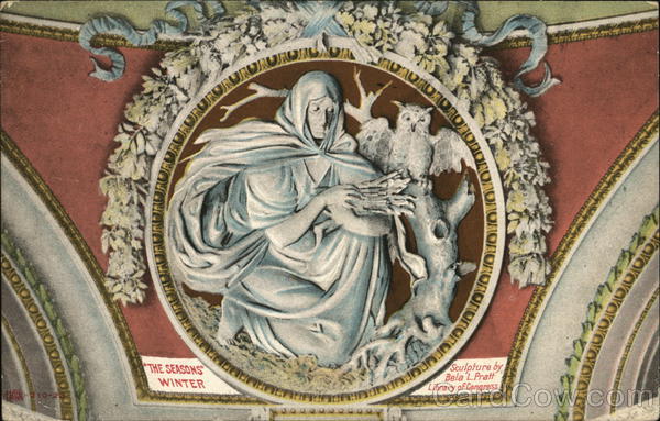 Library of Congress - Sculpture  The Seasons Winter Washington District of Columbia