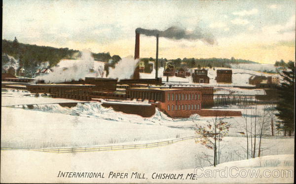 International Paper Mill Chisholm Maine