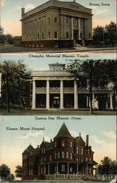 Three Photos of Boone, Iowa