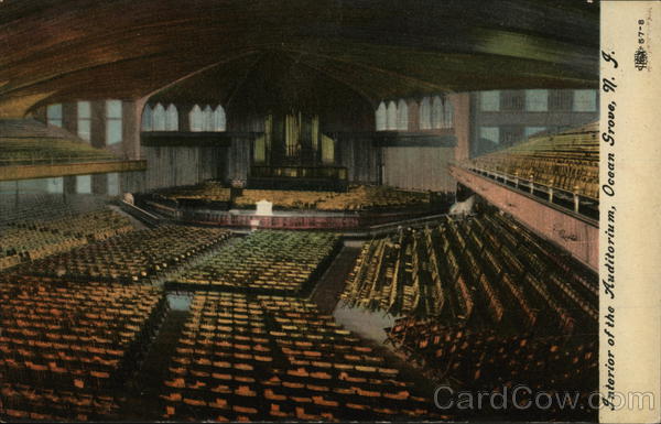 Interior of the Auditorium Ocean Grove New Jersey