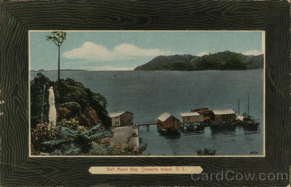 Half Moon Bay Stewarts Island New Zealand