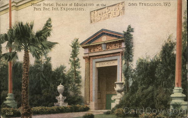 Minor Portal, Palace of Education San Francisco California