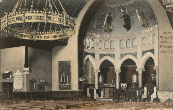 Interior, Marquand Chapel Princeton New Jersey