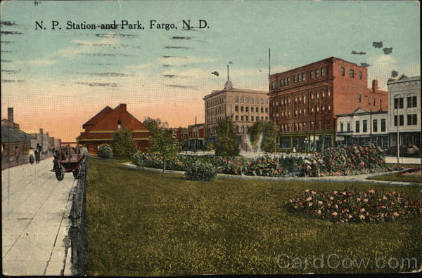 N.P. Station and Park Fargo North Dakota