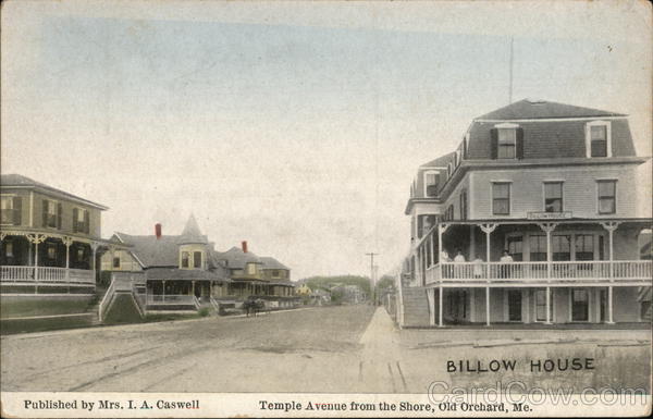Temple Avenue from the Shore Old Orchard Beach Maine