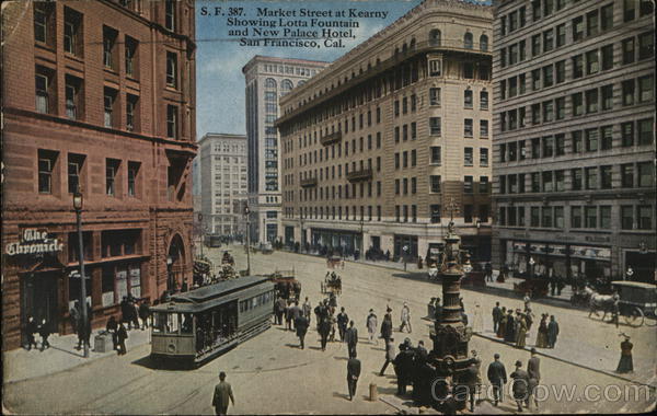 Market Street at Kearny San Francisco California