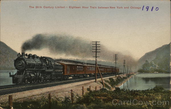 The 20th Century Limited-Eight Hour Train Between New York and Chicago