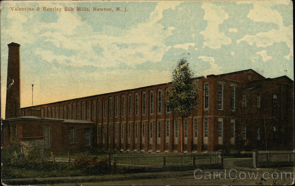 Valentine & Bentley Silk Mills Newton New Jersey