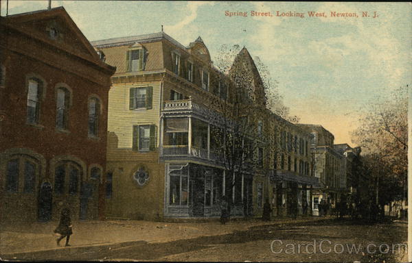 Spring Street, Looking West Newton New Jersey