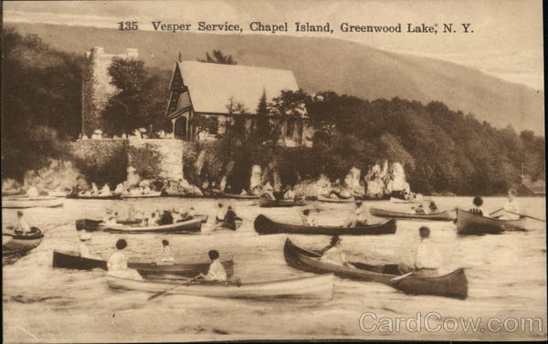 Vesper Service, Chapel Island Greenwood Lake New York