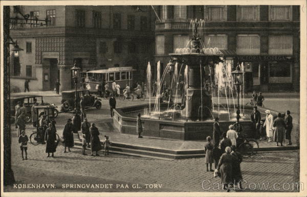 The Fountain at Gl. Torve Copenhagen Denmark