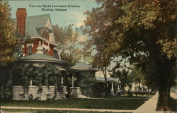 View on North Lawrence Avenue Wichita, KS Postcard Postcard Postcard