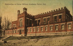 Gymnasium at Culver Mlitary Academy Postcard