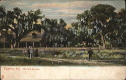 Old U.S. Garrison Tampa, FL Postcard Postcard Postcard