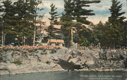 Toten Lodge, Thousand Islands Postcard