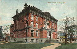 Public Library Detroit, MI Postcard Postcard Postcard