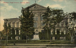 Western High School Detroit, MI Postcard Postcard Postcard