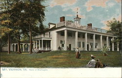 Home of Washington Postcard