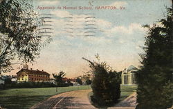 Approach to Normal School Hampton, VA Postcard Postcard Postcard