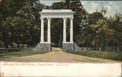 Arlington National Cemetery - Sheridan Gate Postcard