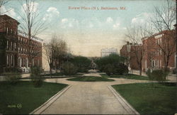 Eutah Place (N) Baltimore, MD Postcard Postcard Postcard