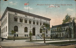 Maryland Institute and Corpus Christi Church Baltimore, MD Postcard Postcard Postcard
