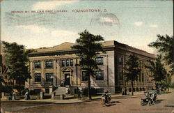 Revben Ms. Millian Free Library Postcard