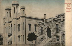 Marysville, Calif. Puba Ciounty Court House Postcard